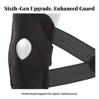 High Elasticity Compression Knee Brace Breathable Material Adjustable Compression Knee Brace Lightweight for Runners, Running, Workout