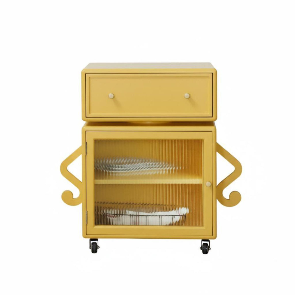 Robot Figure End Table Multi-Functional Storage Cabinet Decorative Piece Sturdy Construction for children, Living Room, Entryway