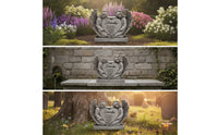 Angel Statue Peaceful Memorial Plaque with Angels Inspirational for Grave