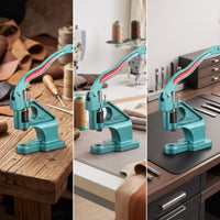Manual Press Machine with Lever Hand-Operated  with Form Base Spring-Return Hand Press Grommet Machine for Craftsmen, Makers, Garment Assembly