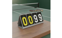 Flip Scoreboard Flippers Tabletop Score Keeper Large Numbers Portable Score Turner for Competition
