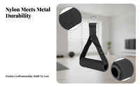 Resistance Band Handle Black Resistance Band Handles Foam Grip Handle High Load Capacity for Pull Rope Training