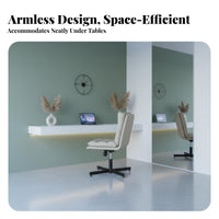 Highspine Ergonomic Chair Modern Design rotating Seat Height Adjustable Reclining for Students, Study Room