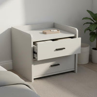 Space Saving Modern Nightstand Simple Design Small Nightstand