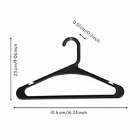 PP Plastic Hanger Long-Lasting White Plastic Clothes Hanger
