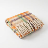 Plaid Scarf for Women Winter, Cashmere-Like Scarves Ladies Shawl Wrap, Soft Warm Oversized Cold Weather Checkered Long Blanket