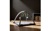 Foldable Cat Tent with Hanging Toys Zebra-Like stripeStripe Cat Tent with Toys Padded Pet Shelter Cozy for Apartments