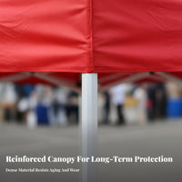 Foldable 4-Legged Sunshade Canopy Rainproof Retractable Market Tent Waterproof Square Outdoor Canopy Portable for Street Vendors, Small Business Owners, Families, Parking Markets, Backyard, Campsite