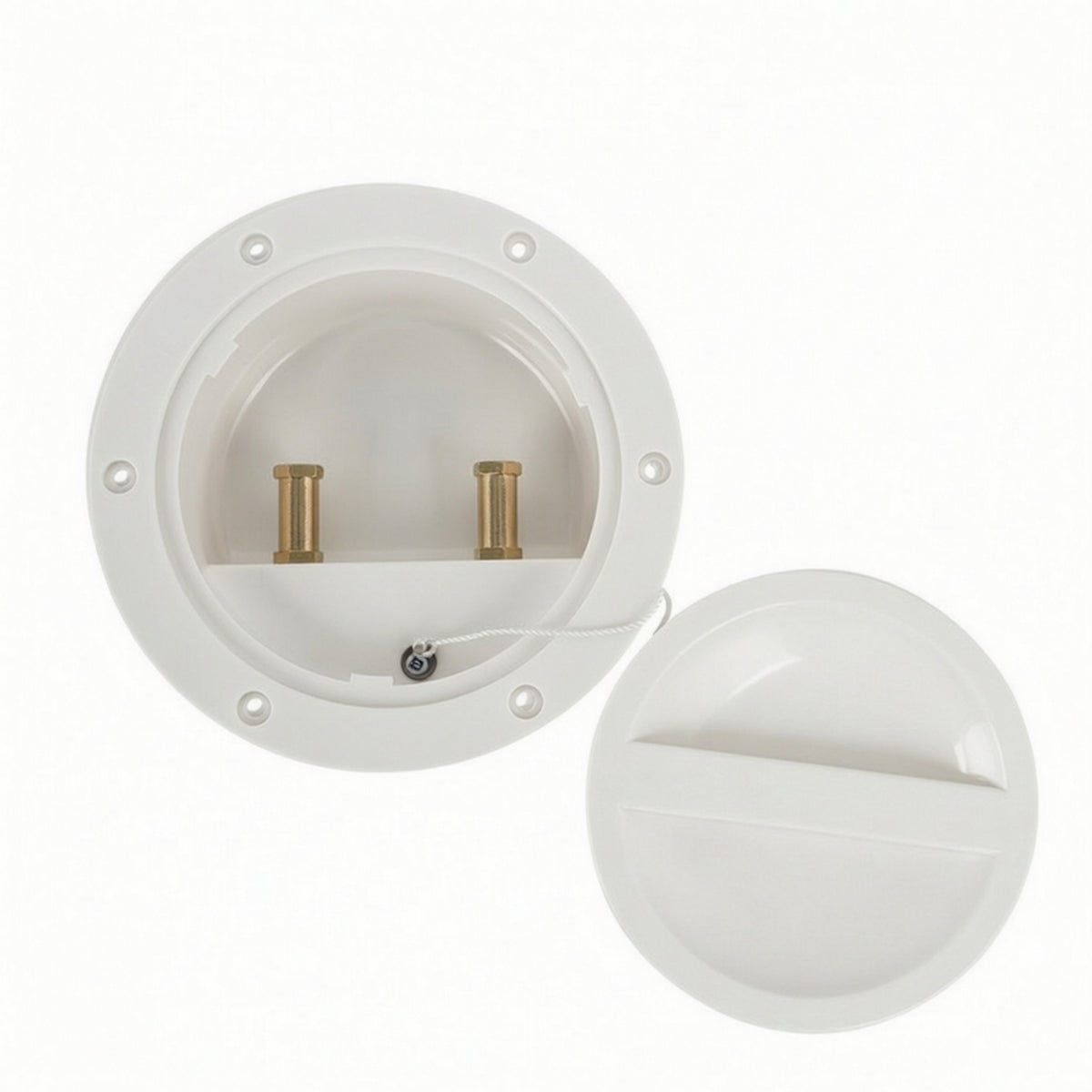 Flush-Mount Wiring Connection Box with Cover Corrosion-Resistant Marine Electrical Enclosure Waterproof Marine Terminal Block Long-Lasting for Boats