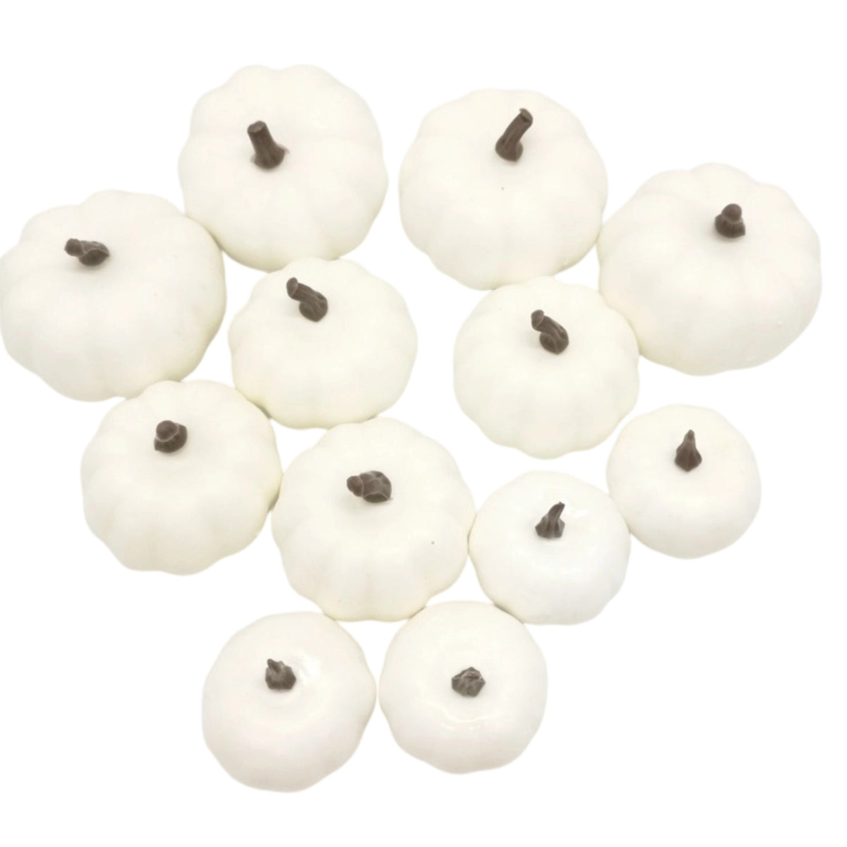 12 Pieces artificial pumpkins Autumnal Pumpkins Indoor and Outdoor Fake Pumpkin for Party Planners, Halloween, Table Centerpiece