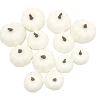 12 Pieces artificial pumpkins Autumnal Pumpkins Indoor and Outdoor Fake Pumpkin for Party Planners, Halloween, Table Centerpiece