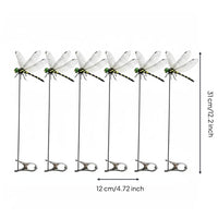 5 Pieces Chemicalsafe Realistic Dragonfly Clip Vibrant Colors Fake Dragonfly Clip Lightweight Decor