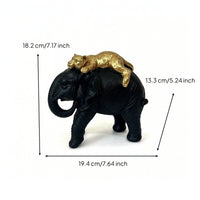 Tabletop Figurine Resin Desk Ornament Freestanding for Bookshelf, Living Room