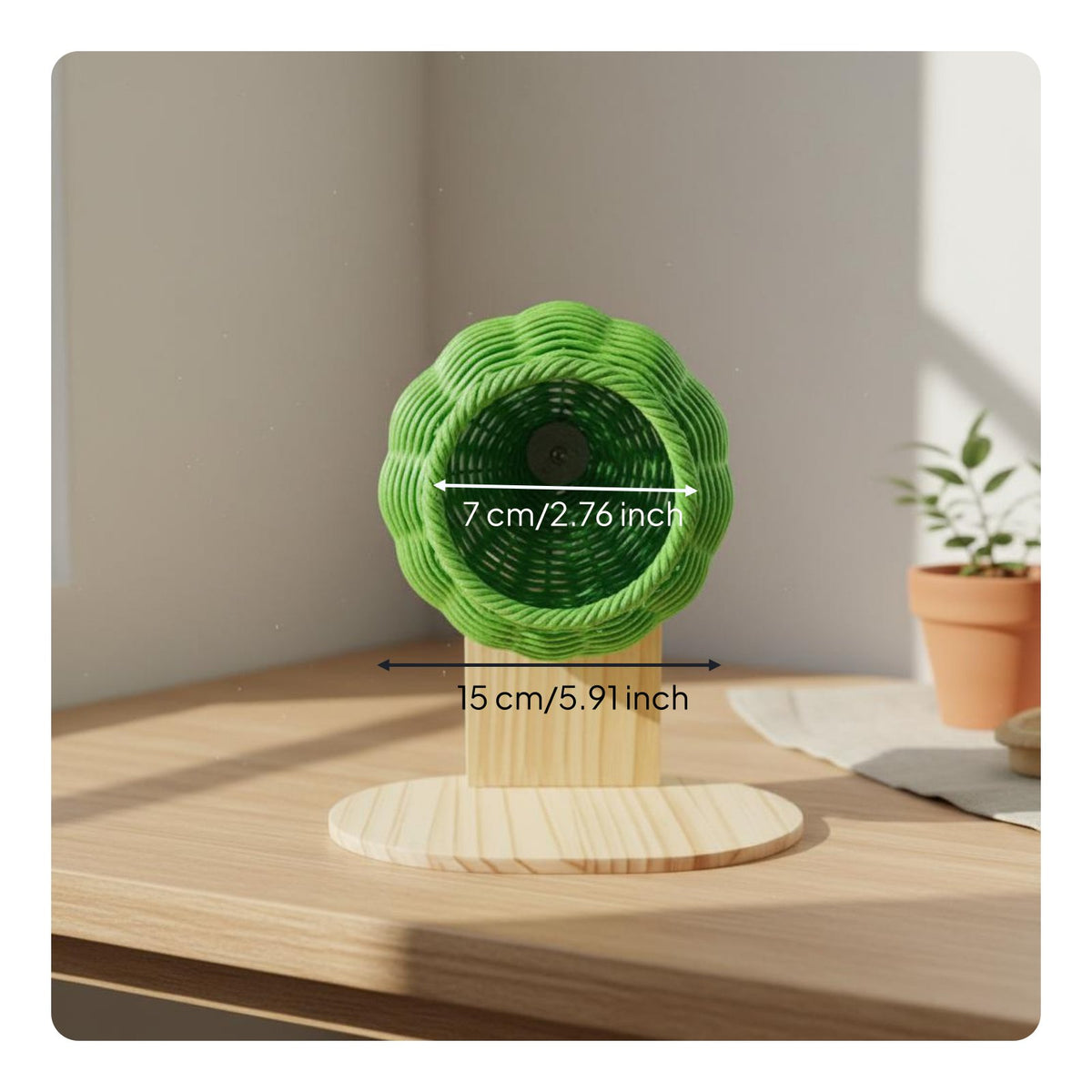 Natural Material Hanging Parrot Sleeping Cave Long-Lasting Parrot Sleeping Bed Breathable Chew-Resistant Bird Bed for Desktop