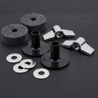 12 Pieces Hand-Tightened Drum Accessory Kit Universal Drum Replacement Parts Zinc Alloy Cymbal Stand Wing Nuts Easy to Install for Drummers, Percussionists, Stage, Rehearsal Studio, Music School