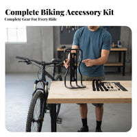 Cycle Front Wheel Mount Rack Easy to Install Front Bike Luggage Carrier Bike Front Wheel Mount Luggage Holder Lightweight