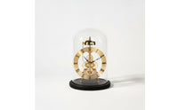 Clock with Clear Dome Roman Numeral Dome Clock Elegant Mechanical Desk Ornament for Study