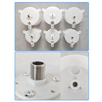 Wastewater Separation Unit Easy-to-Install Separator with Mounting Tabs Water-Saving Pig Pen Drain for Livestock Breeders, Farmers, Barn Cleaning