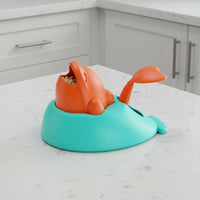 Interactive Pet Treat Launcher Self-Entertaining Treat Launcher Portable for Dogs, Cats, Indoor