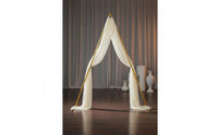 Gold Finish Triangle Arch Stand Freestanding Balloon Garland Stand Easy to Assemble