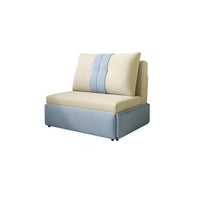 Foldable Design Single Fold-extendable Lounger two-in-oneUse Pull-extendable Armchair Bed Space-Saving transformable Seating Multi-Functional for Guesthouse Owners, Apartment Dwellers, Study Room, Small areas, Bedroom, Dormitory