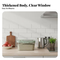 Large Capacity Rice Container Storage Bin Keeps Food Fresh Airtight Grain Container for Kitchen Countertop