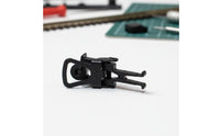 Upgrade Part HO Scale Train Coupler Easy Replacement HO Scale Train Hook Sturdy Material Model Railway Hook Screw Hole Fit for Hobby Repair