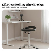 Cushioned Seat Adjustable rotate Bar Stool With Backrest Adjustable rotate tavernstool Built-in Footrest Counter Chair Stable Pedestal Base for broadcast Streamers, Adults, Homeowners, Reception Desk, Cafe, Studio, Kitchen Island