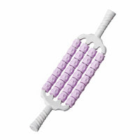 Bendable Design Flexible Muscle Roller Stick Full Body Use 5 Row Massage Roller Comfortable Grip Fitness Accessory for Athletes