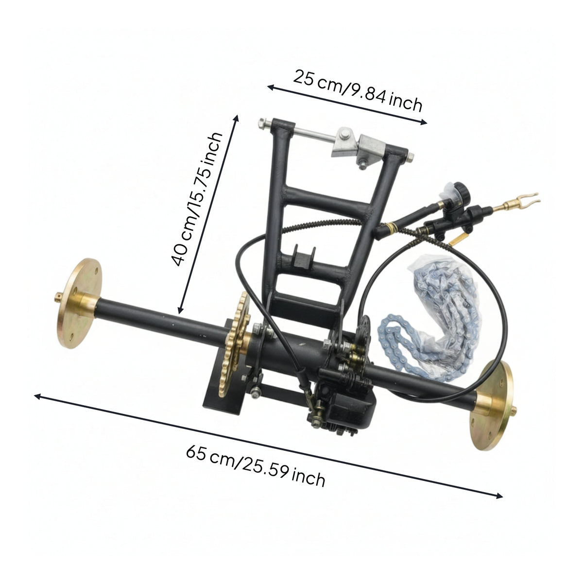 Rear Axle Modification Kit DIY Rear Axle Assembly Kit Heavy Duty for Builds