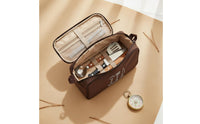 Outdoor Cooking Utensil Bag Portable Outdoor Cooking Tool Case Multi-Compartment BBQ Utensil Storage Bag for Campers