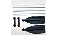 Molded Blades 126 Cm Kayak Paddle Ribbed Reinforcement Kayak Paddle Tapered Blade Boat Oar Sturdy