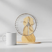 Hamster Wheel and Running Wheel for Hamster Exercise, Wheel for Hamster with Slatted Surface, Quiet Hamster Running Tool for Habitat Cage Mount