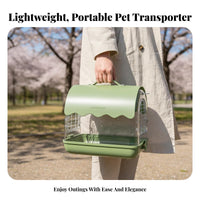 Portable Clear View Parrot transport Lightweight Parakeet carrier Excellent Ventilation aviancarrier Breathable for Travelers with companion animals, Travel, veterinarianerinarian Visits, Outdoor, Car