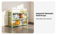 Thickened Material Multi-Tier Metal Shelf Rustproof Unrestricted Standing Storage Rack Rust Resistant 5 Tier Metal Shelving Easy Assembly for Shop Owners, DIY Enthusiasts, Industrial Areas, Workshop, Living Room, Bedroom