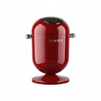 Large Capacity Lidded Trash Can Easy to Move Pedestal Trash Bin Lid Cover Rolling Waste Bin High Leg Design for Commercial Users, Kitchen, Office, Restaurant