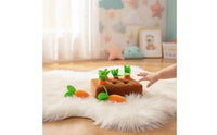 Develops Fine Movement Skills Carrot Pulling Game Educational Carrot Harvesting Toy Chew-Safe Soft Material for Toddlers, Babies