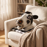 Bovine  Headpiece  Funny Cow Creature Head headpieceSize for Stage Performances