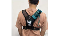 Wide Shoulder Straps Vest Backpack Breathable Mesh Running Backpack Chest Harness Outdoor Gear Reflective Stripe