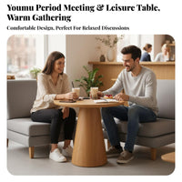 Leisure design Upholstered Armchair Thick padding Table and Chair Set Modern Design Cafe Seating Ergonomic Comfort for Business Owners, creamice Workers, Dessert Shop, Lounge Area, Living Room, Home Dining