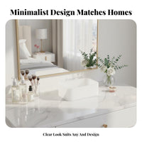 Handled Storage organizer Adaptable Desktop Container No-Cost for Dressing Table