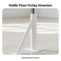 Floor Mounted Dance Barre Steel Core Adjustable Dance Barre Strong Support Adjustable Height Dance Bar for Dancers, Stretching Discipline Studio