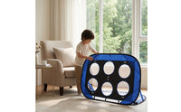 Soccer Goal with Target Panel Training Soccer Goal Compact for Children