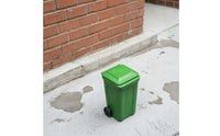 3 Pieces Handmade 1:64 Scale Trash Bin Realistic Miniature Waste Bin with Molded Lid Detailed Mini Waste Container Compact for Collectors
