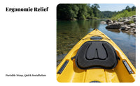Padded Kayak Seat with Rear Support Comfortable Padded Kayak Seat Watersport Gear Portable Lightweight for Small Boat Ists