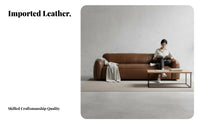 Overstuffed Sectional Sofa Italian Inspired Living Room Furniture Stylish Design Couch for Homeowners, Families, Lounging, Movie evenings, Showroom