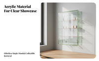 Storage Organizer High Clearness Acrylic Figure Showcase Dust Resistant Clear Acrylic Display Case for Collectors, Bedroom, Living Room, Study