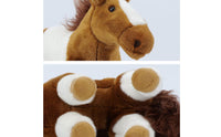 Horse Stuffed Toy Standing Horse Stuffed Animal Soft Cute for Children, Pretend Play, Nursery Decor