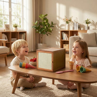 Cabinet with Cane Front Modular Stackable Storage Cabinet Rattan Stackable Storage Unit for Small Areas, Living Room, Study
