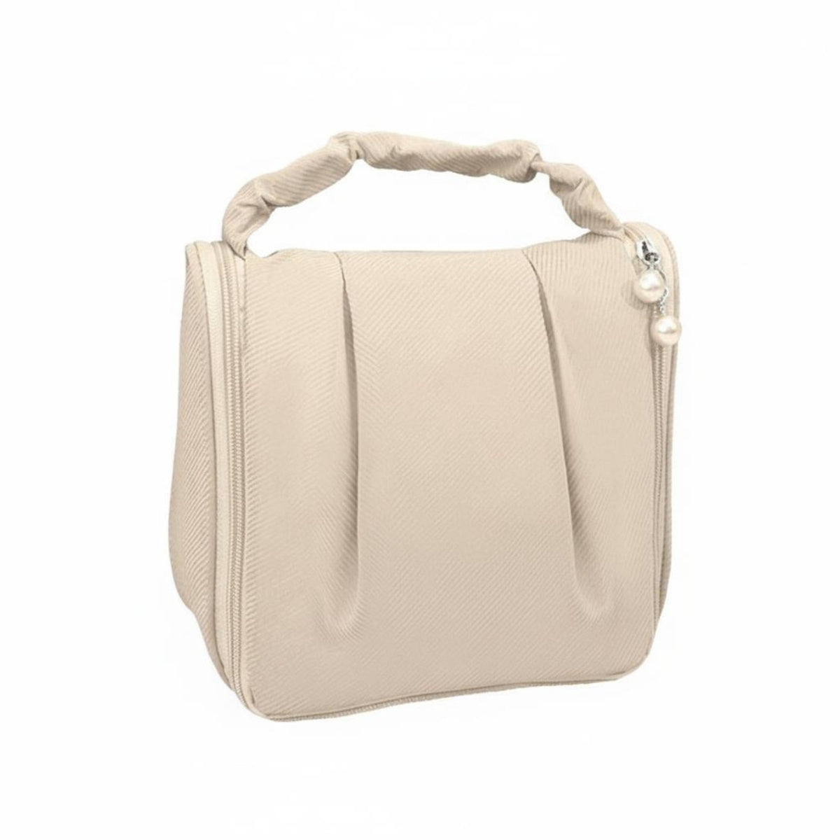 Fluffy Makeup Bag Portable Travel Makeup Case Lightweight for Bathroom, Women